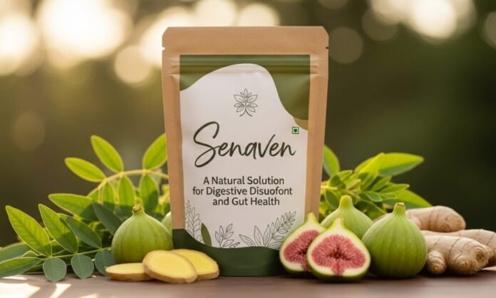 Senaven natural digestive support supplement with figs and herbs